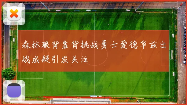 森林狼背靠背挑战勇士爱德华兹出战成疑引发关注