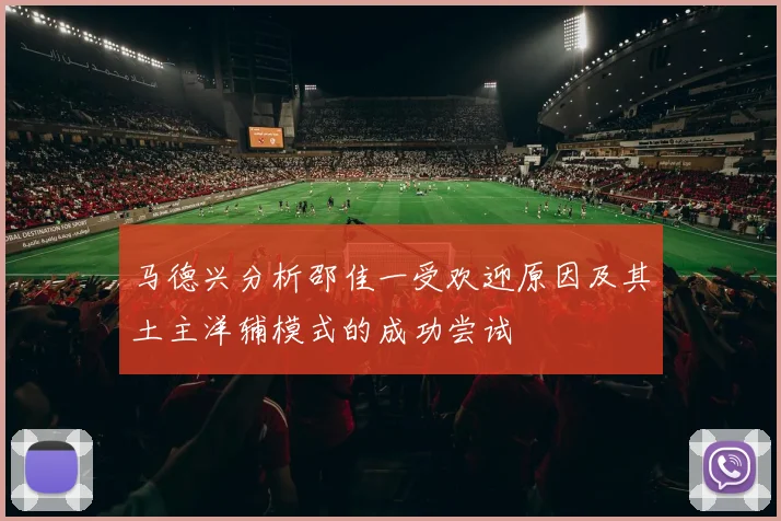 马德兴分析邵佳一受欢迎原因及其土主洋辅模式的成功尝试